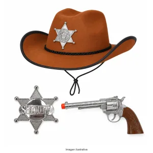 Kit Disfraz Vaquero Sheriff Infantil