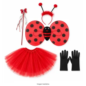 Kit Disfraz Vaquita de San Antonio Infantil