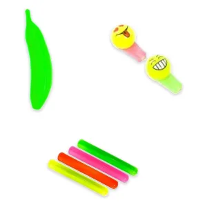 Alternative view of Kit Hora Loca 10 Maracas 10 Silbatos LED 10 Pulseras Fluo