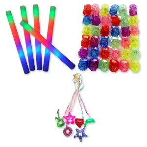 Kit Cotillón Luminoso 20 Personas 60 Artículos LED