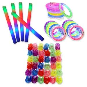 Kit Cotillón Luminoso 30 Personas 90 Artículos LED