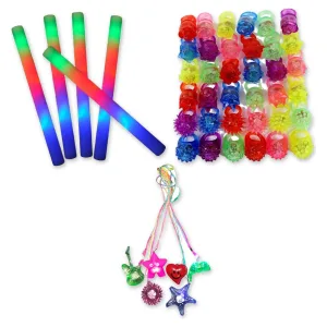 Kit Cotillón Luminoso 50 Personas 150 Artículos LED