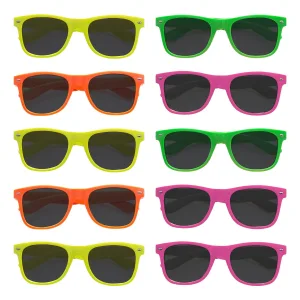 Pack X10 Anteojo Way Liso Flúo Colores Surtidos