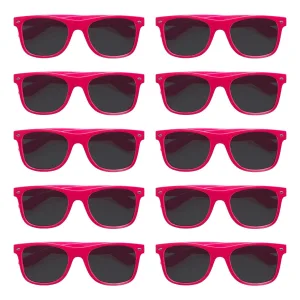 Pack X10 Anteojo Way Liso Fucsia Flúo