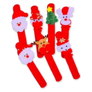 Pack X12 Pulseras Mágicas Navidad Pañolenci con Aplique