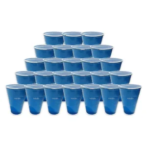 Pack X25 Vasos Americanos Azules Plástico Descartable 590cc